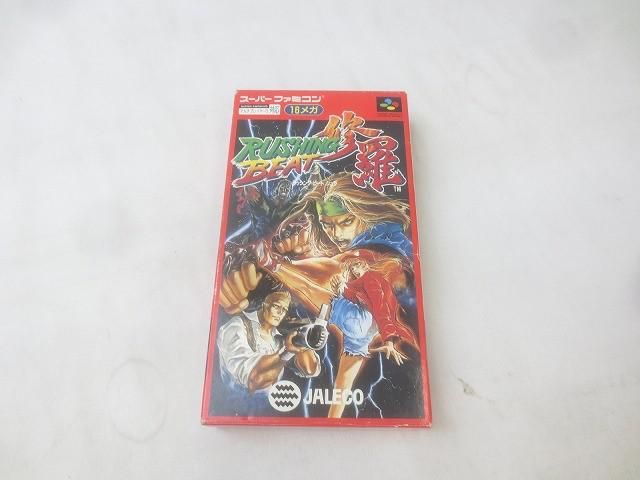 ゲーム スーパーファミコン ソフト ラッシング ビート修羅 取扱説明書 き