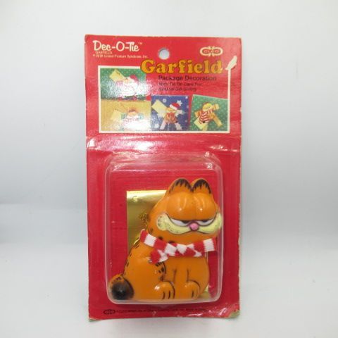80'sGARFIELDガーフィールドPackage Decolationパッケージデコレーション人形フィギュアぬいぐるみ