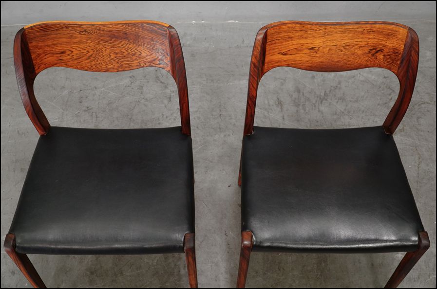 北欧ヴィンテージ】 J.L.Moller(J.L.モラー) model 71 チェア2脚 北欧ヴィンテージ】 J.L.Moller(J.L.モラー) model 71 チェア2脚