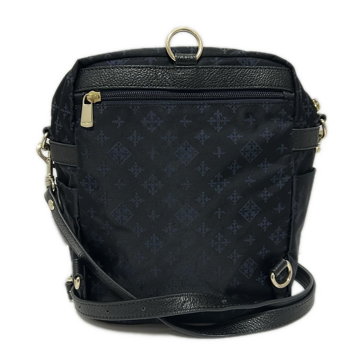 ラシット ショルダーバッグ(ブラックネイビー) russet(ラシット) ショルダーバッグ美品 - 黒×ネイビー 2way