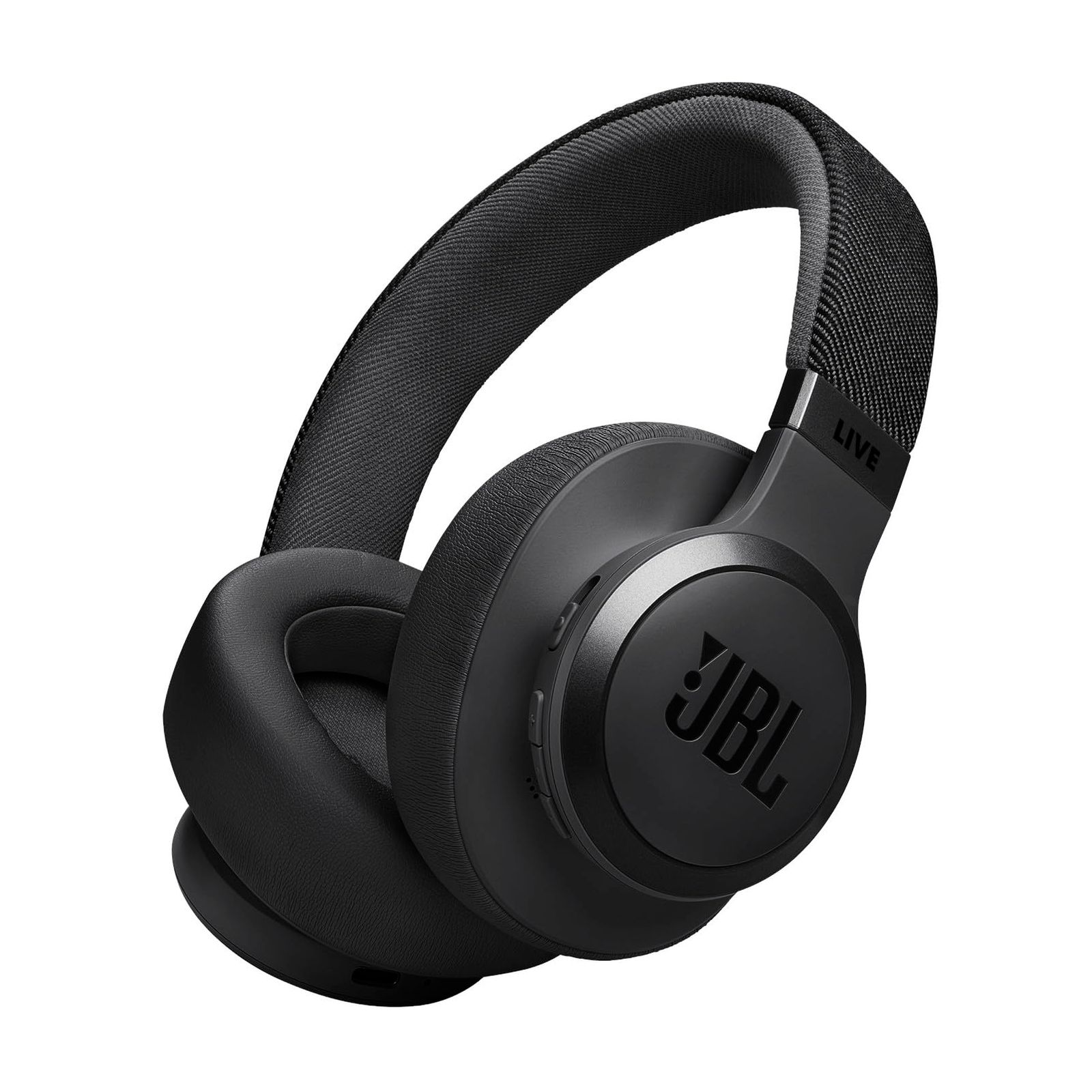 JBL LIVE 770 NC スタイル デザイン ハイブリッドノイズキャンセリング Bluetooth対応 マルチポイント オーバーイヤーヘッドホン ブラック JBLLIVE770NCBLK