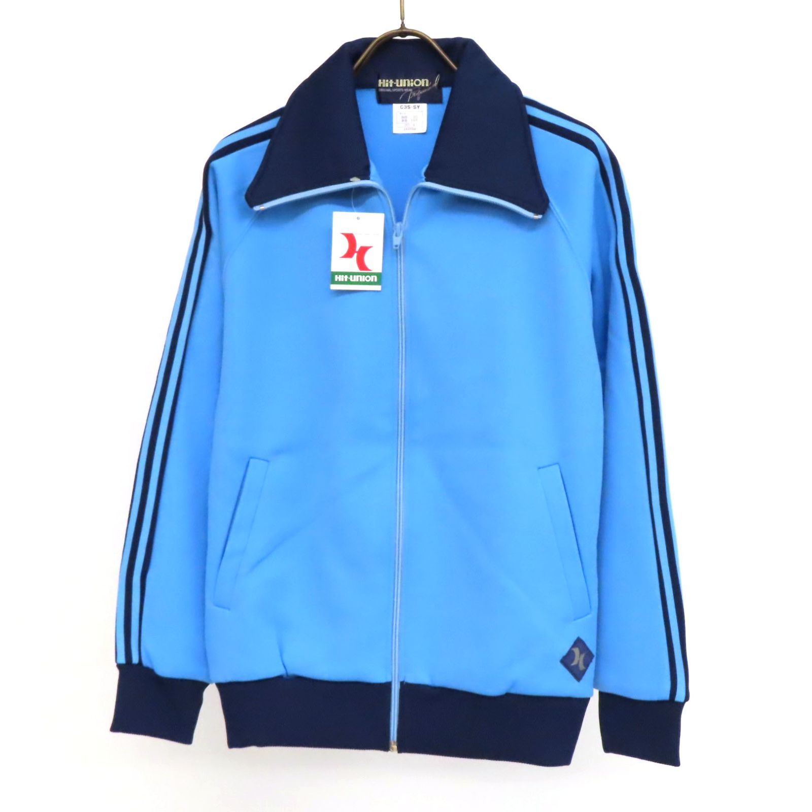 HR0038 新品未使用 Hit-union ヒットユニオン ロゴアップリケ 三本