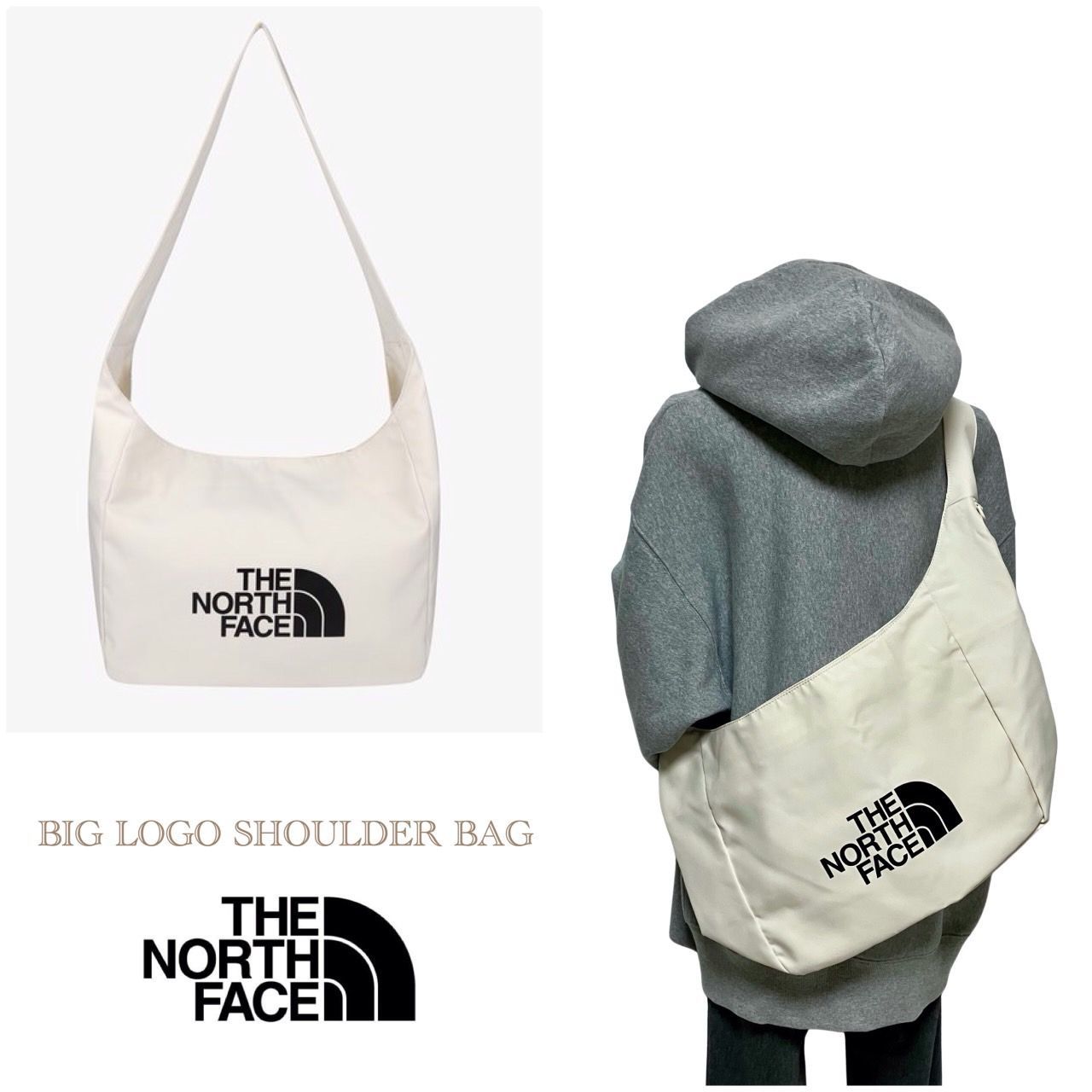 THE NORTH FACE ノースフェイス ビッグロゴ ショルダーバッグ エコ 