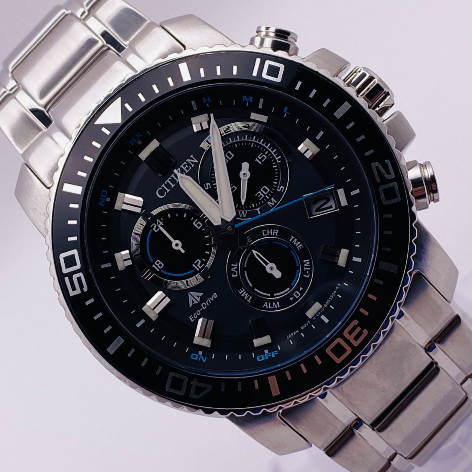 T260）美品 稼動品 CITIZEN シチズン 電波ソーラー PROMASTER プロマスター クロノグラフ PMP56-3052  E610-S062926 人気 時計 メンズ ユニセックス - メルカリ