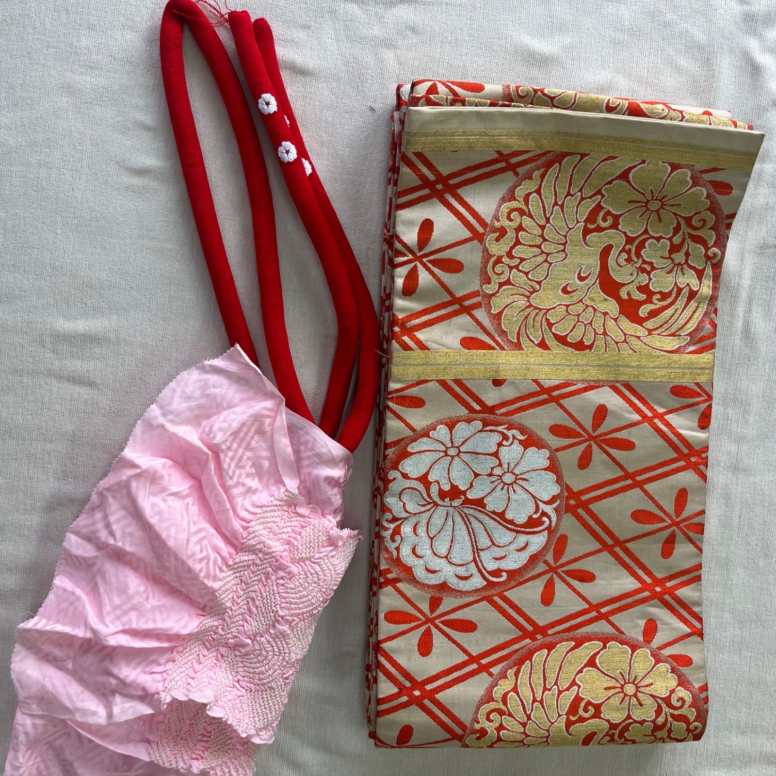 帯揚げ帯締め付き ビンテージ