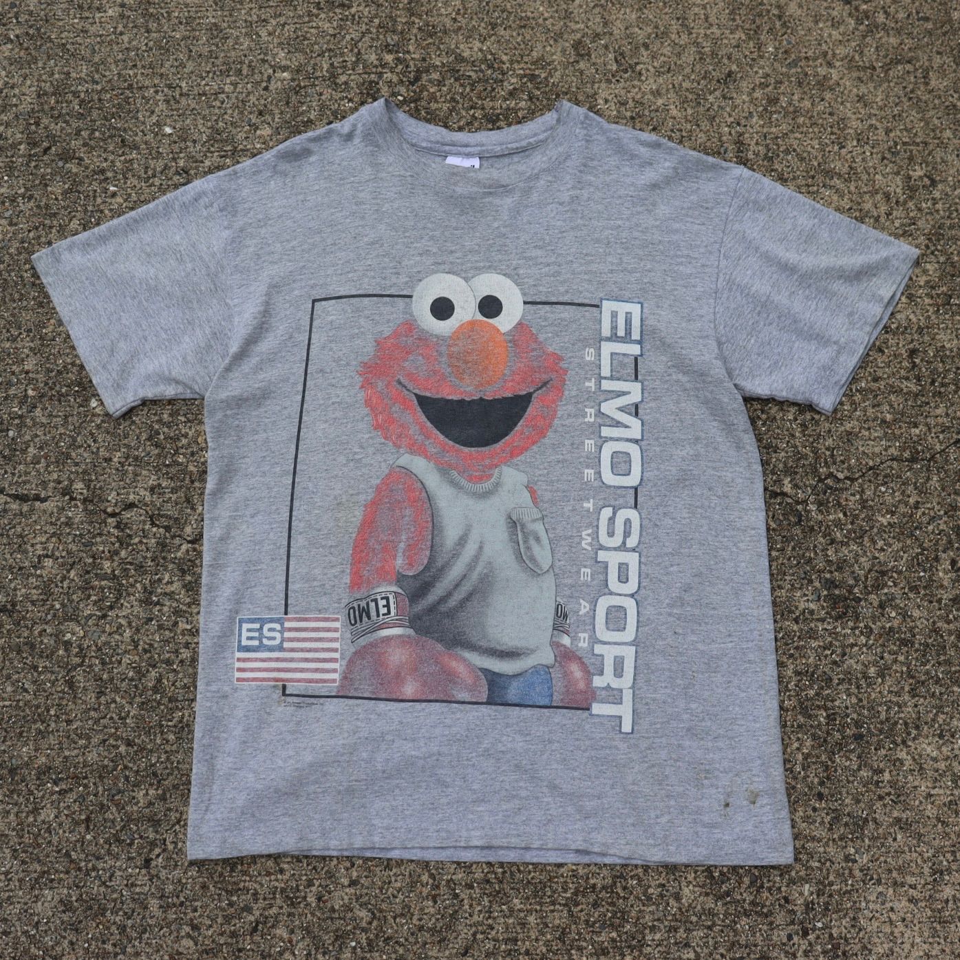 L38 90sビンテージ エルモ ELMO プリントTシャツ 1990年代製