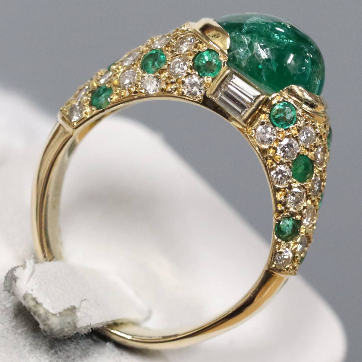 K18エメラルドダイヤモンドリング 3.25 0.69 0.17 0.86 8.8g #14  