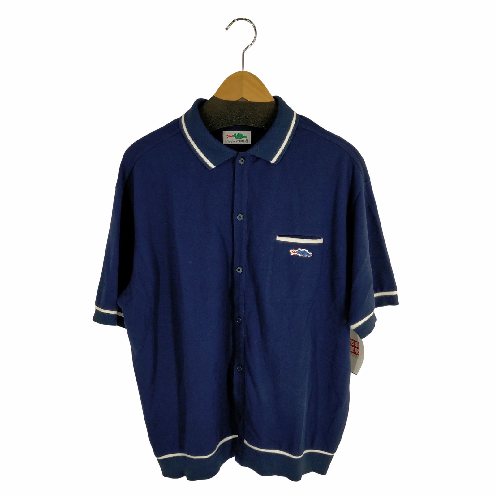 Braggin'Dragonブラギンドラゴン ゴルフジャケット ネイビー
