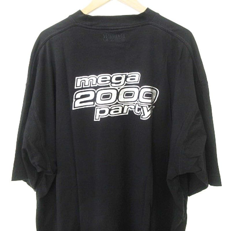 ヴェトモン VETEMENT 美品 24ss Y2K MEGA PARTY T-SHIRT メガ 