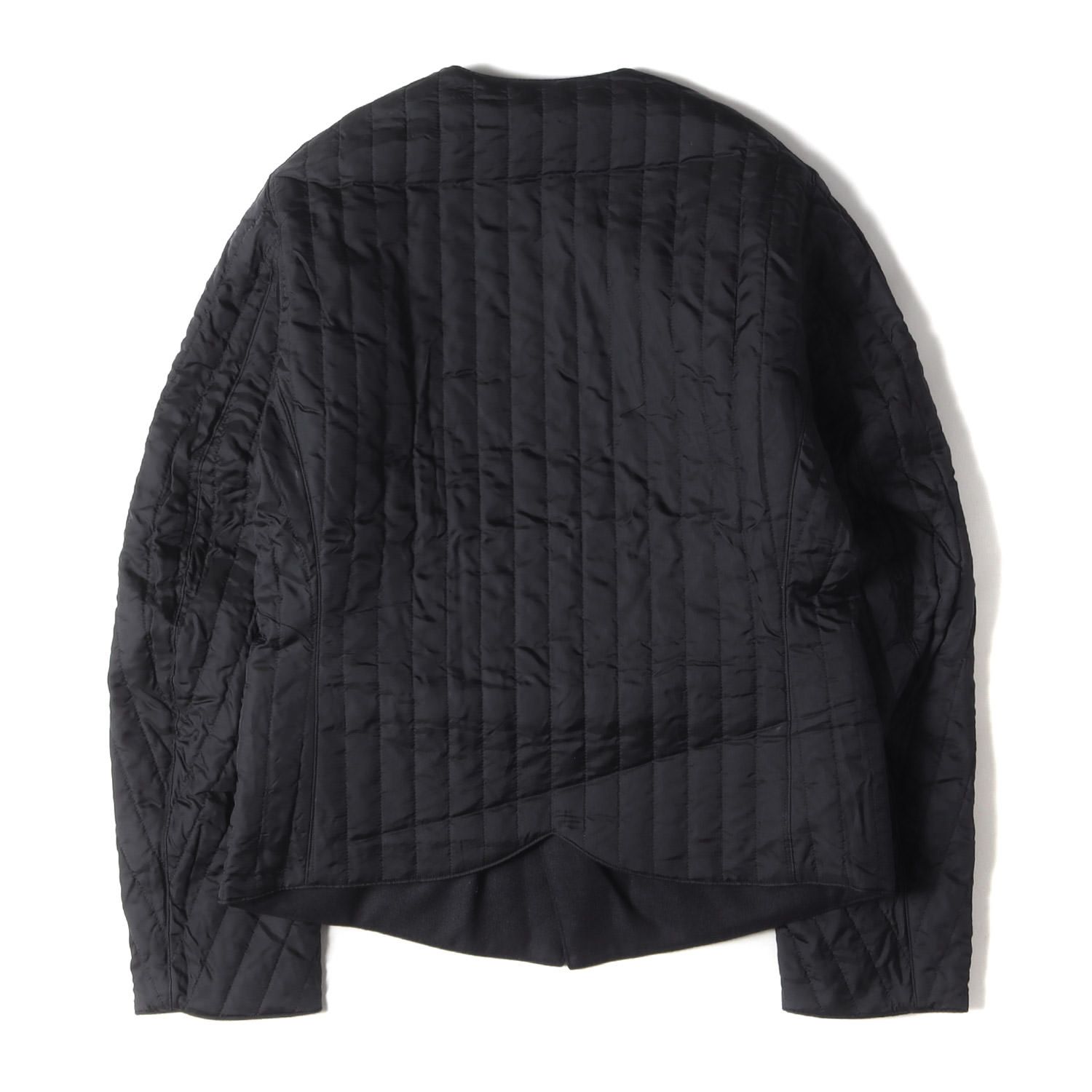 希少 日本製 HAVERSACK リバーシブルノーカラーブルゾン ウール