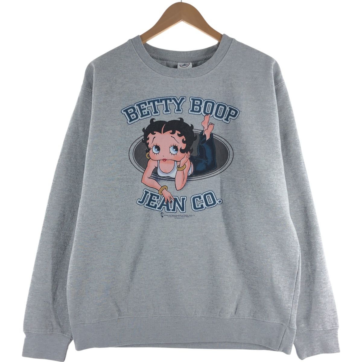 古着 00年代 デルタ DELTA BETTY BOOP ベティブープ キャラクタースウェットシャツ トレーナー メンズL相当/eaa515356