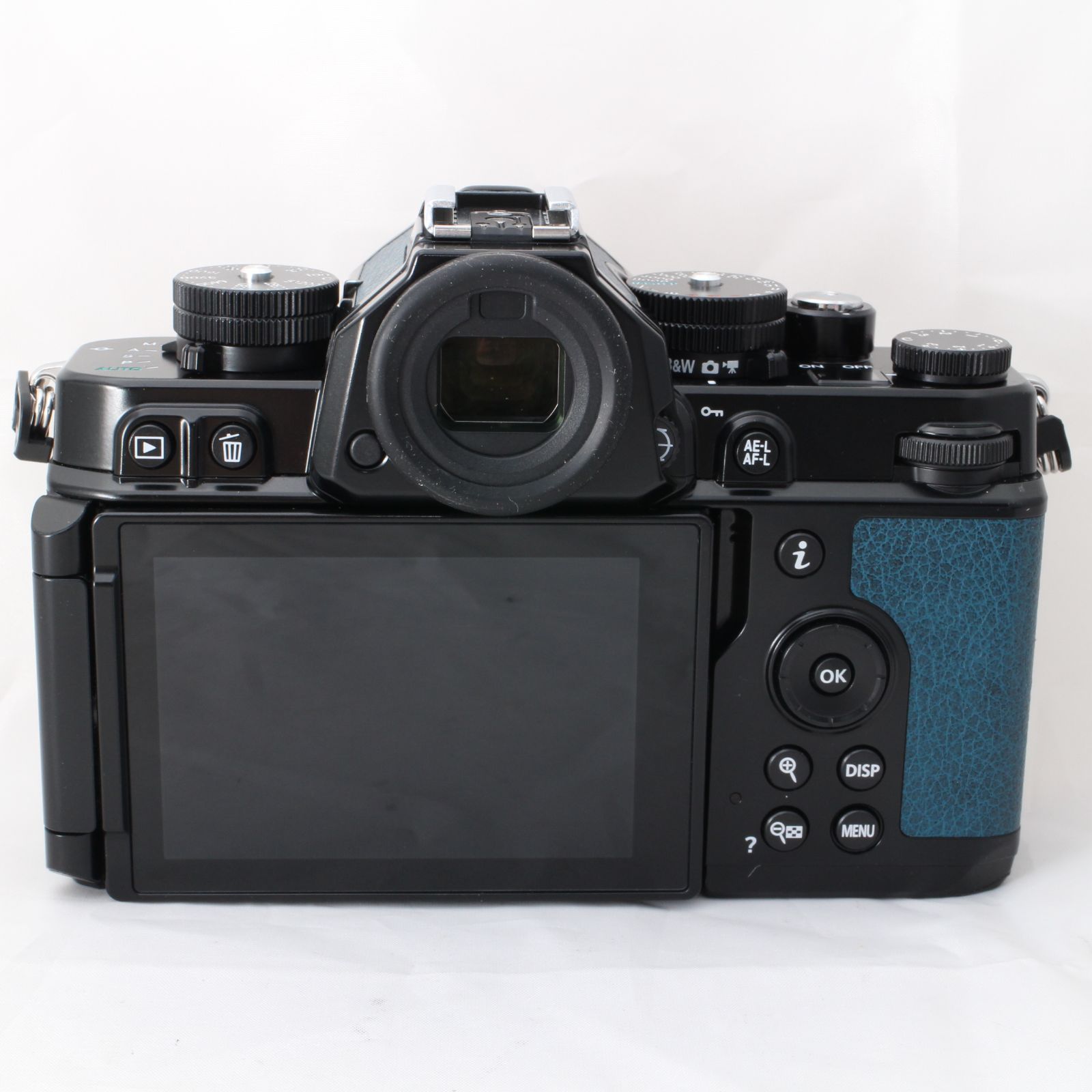 流行に敏感 級 ショット数4022 Nikon Zf ブラック インディゴブルー ボディ プレミアムエクステリア ニコン ミラーレス一眼 Z f R453