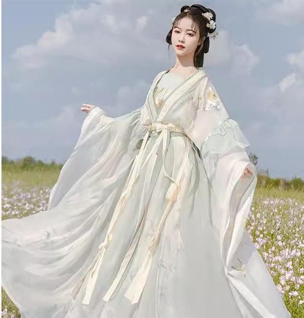 HF-14 豪華刺繍 漢服 かんふく 古風衣装 レトロ風 中華ロリータ コスプレ ワンピース 唐装 仙女服 中華風 美しい刺繍