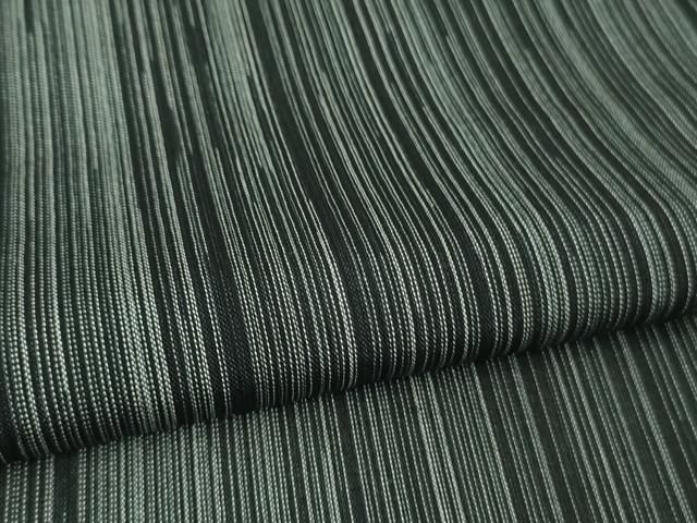 平和屋本店■極上　夏物　本塩沢　夏塩沢　やまだ織　縞　曽根マツエ作　証紙付き　逸品　未使用　DZAA6626kh5 平和屋本店□極上 夏物 本塩沢 夏塩沢 やまだ織 縞 曽根マツエ作