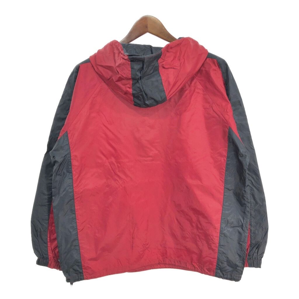 old gap 赤 マウンテンパーカー フード付き ドローコード 00年代 GAP