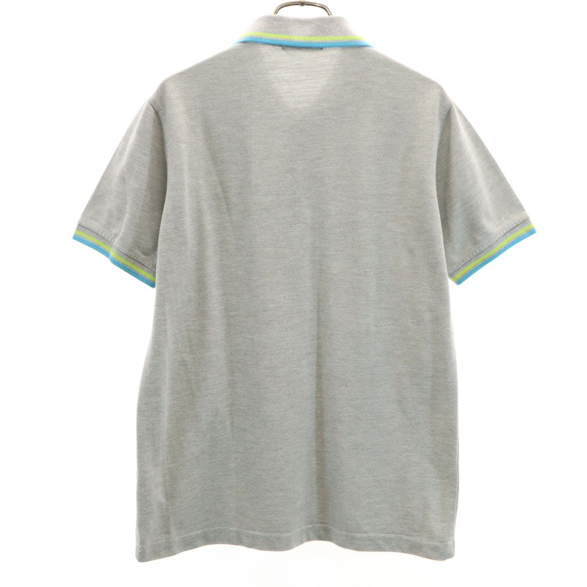 FRED PERRY フレッドペリー 半袖 ポロシャツ M グレー 鹿の子