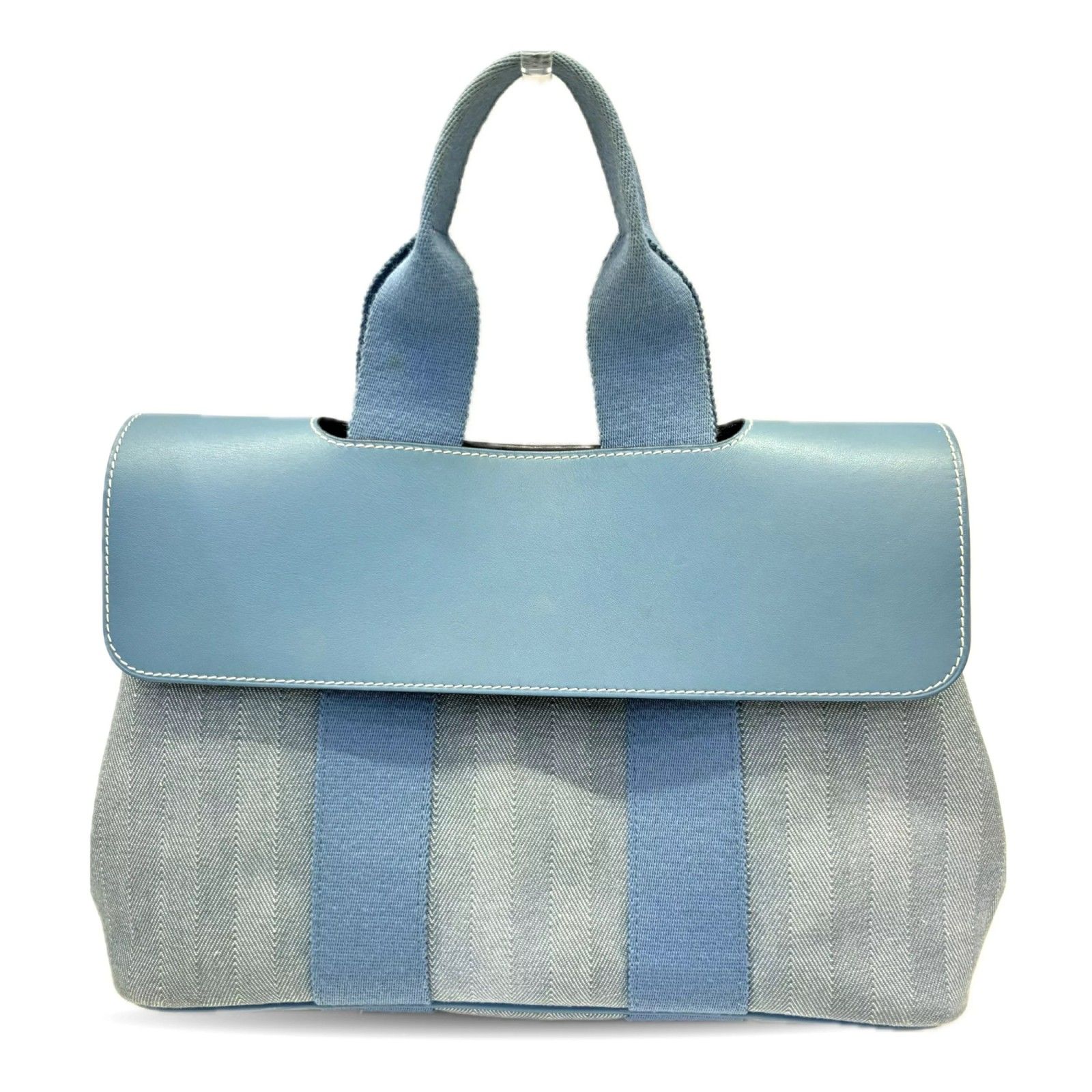 エルメス ハンドバッグ ヴァルパライソ トワルシェブロン ポーチ付き