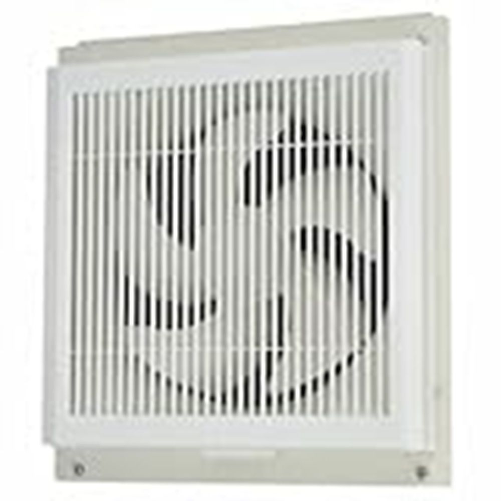 窓枠据付 格子タイプ 羽根径20cm 電気式シャッター付 EX-20SC4-S