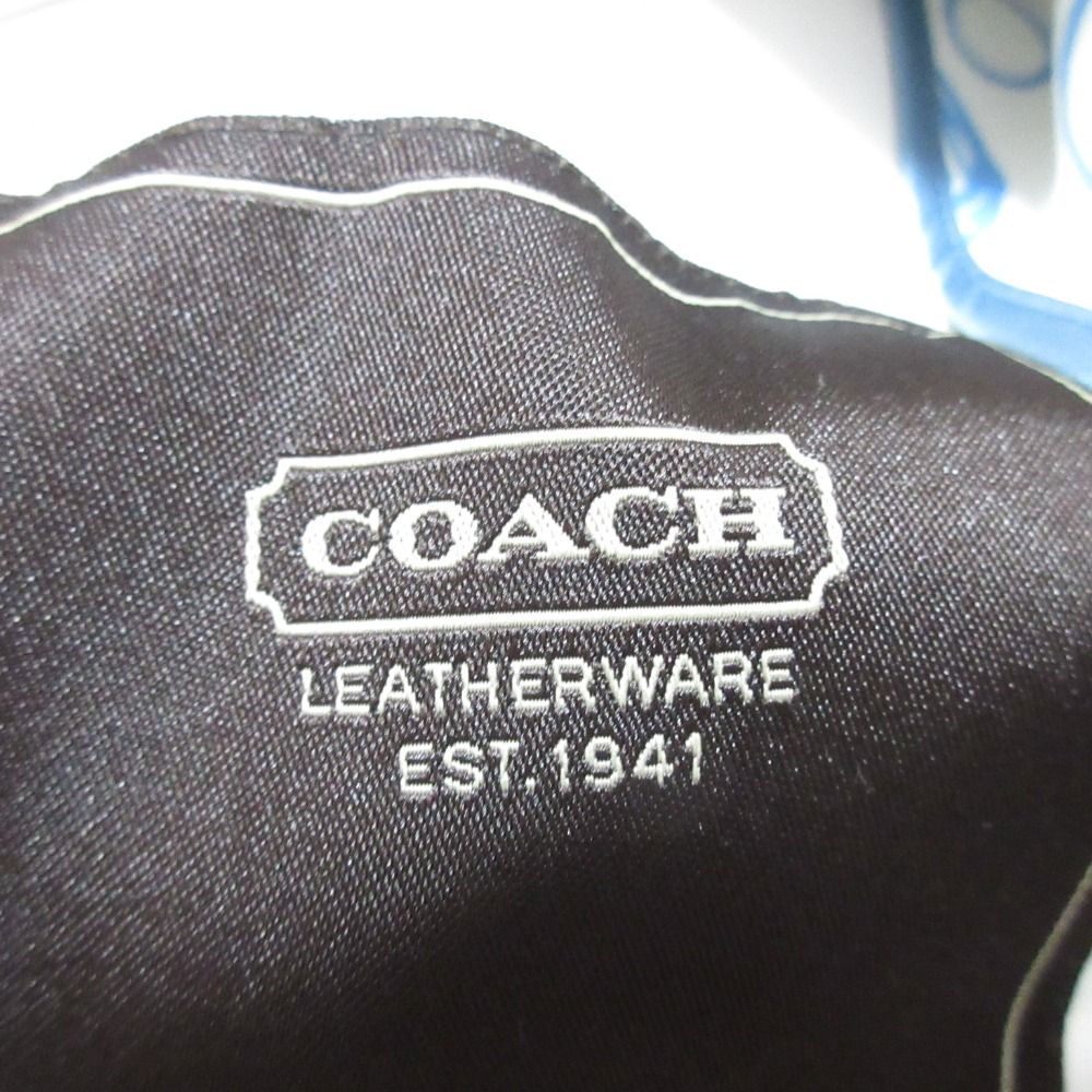 良品 COACH コーチ バブルプリント 総柄 比翼 ステンカラーコート 2  