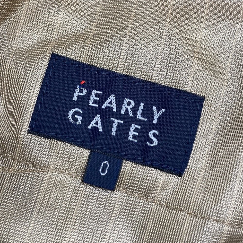 サイズ：0 PEARLY GATES パーリーゲイツ 蓄熱スカート ブラック系