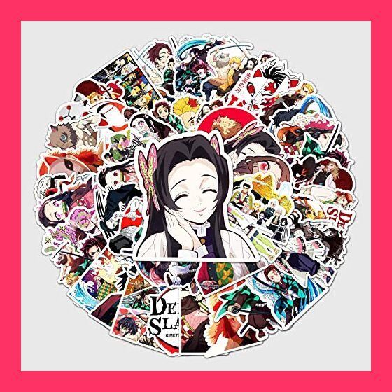 スタッフおすすめ！】鬼滅の刃 ステッカー 50枚セット かわいいアニメ