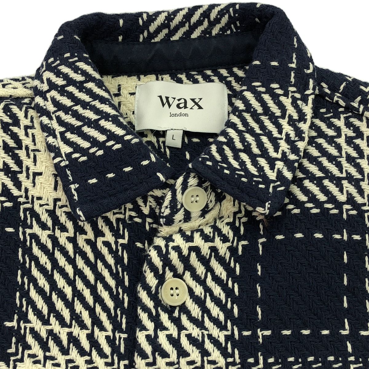 Wax London ワックスロンドン WHITING OVERSHIRT シャツ Wax London ワックスロンドン WHITING OVERSHIRT シャツ