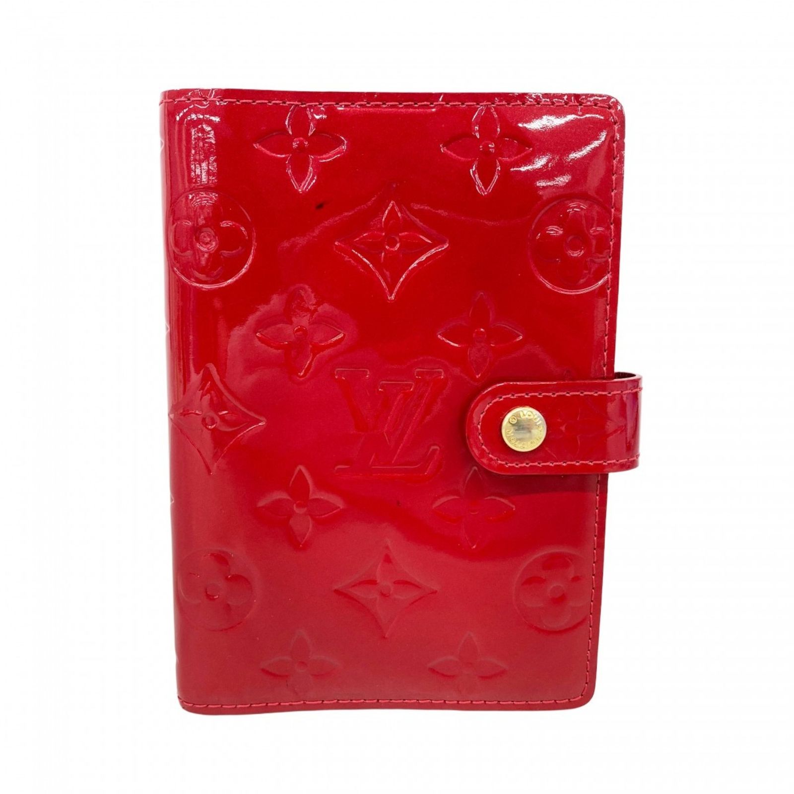 ルイ ヴィトン Louis Vuitton ルイ ヴィトン 手帳カバー ヴェルニ アジェンダPM R21016 ポムダムールレディース