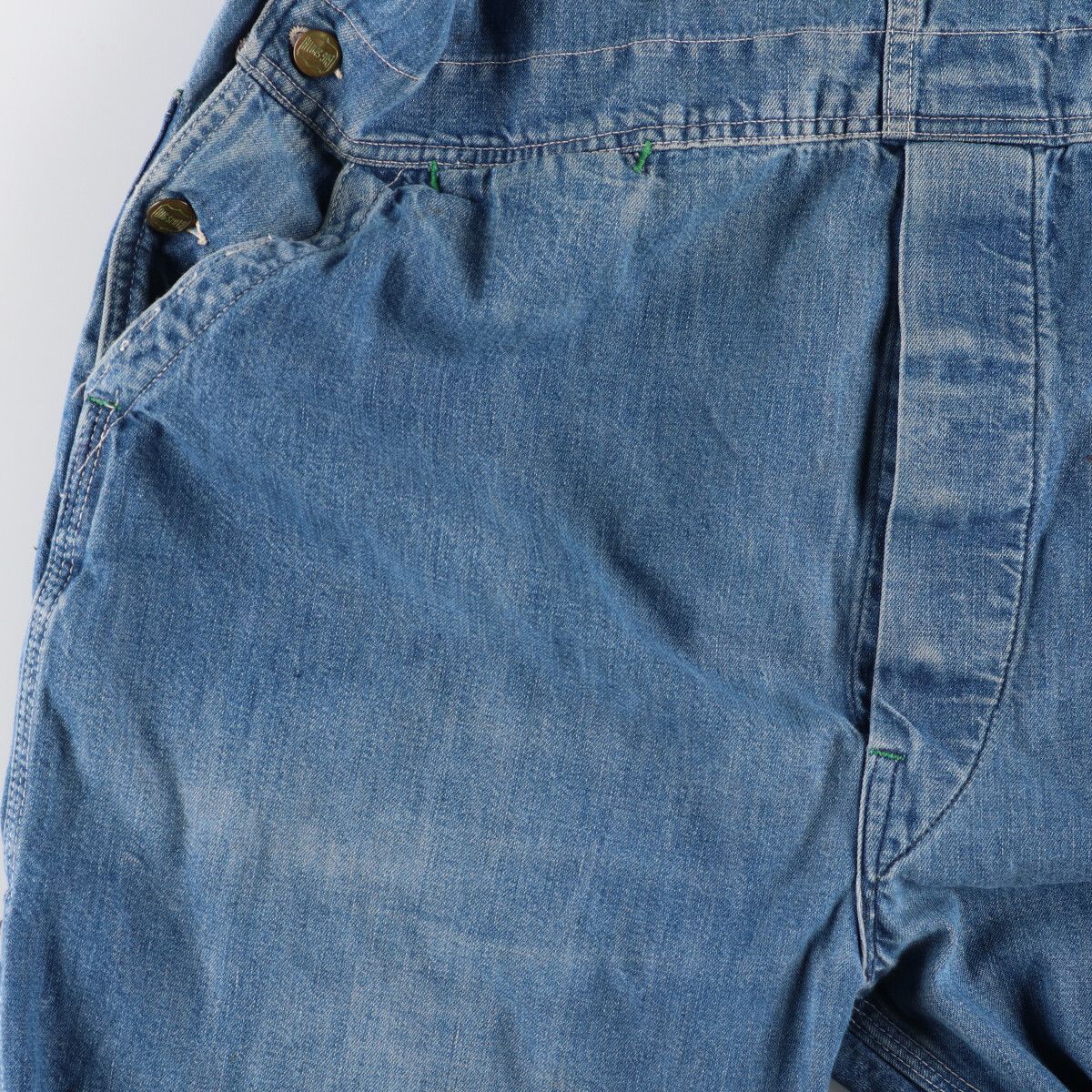 60s 黒タグ ビックスミス オーバーオール 真紺 極美品 SANFORIZED 60's-70′s BIG SMITH デニムオーバーオール 220706 – LABORATORY®