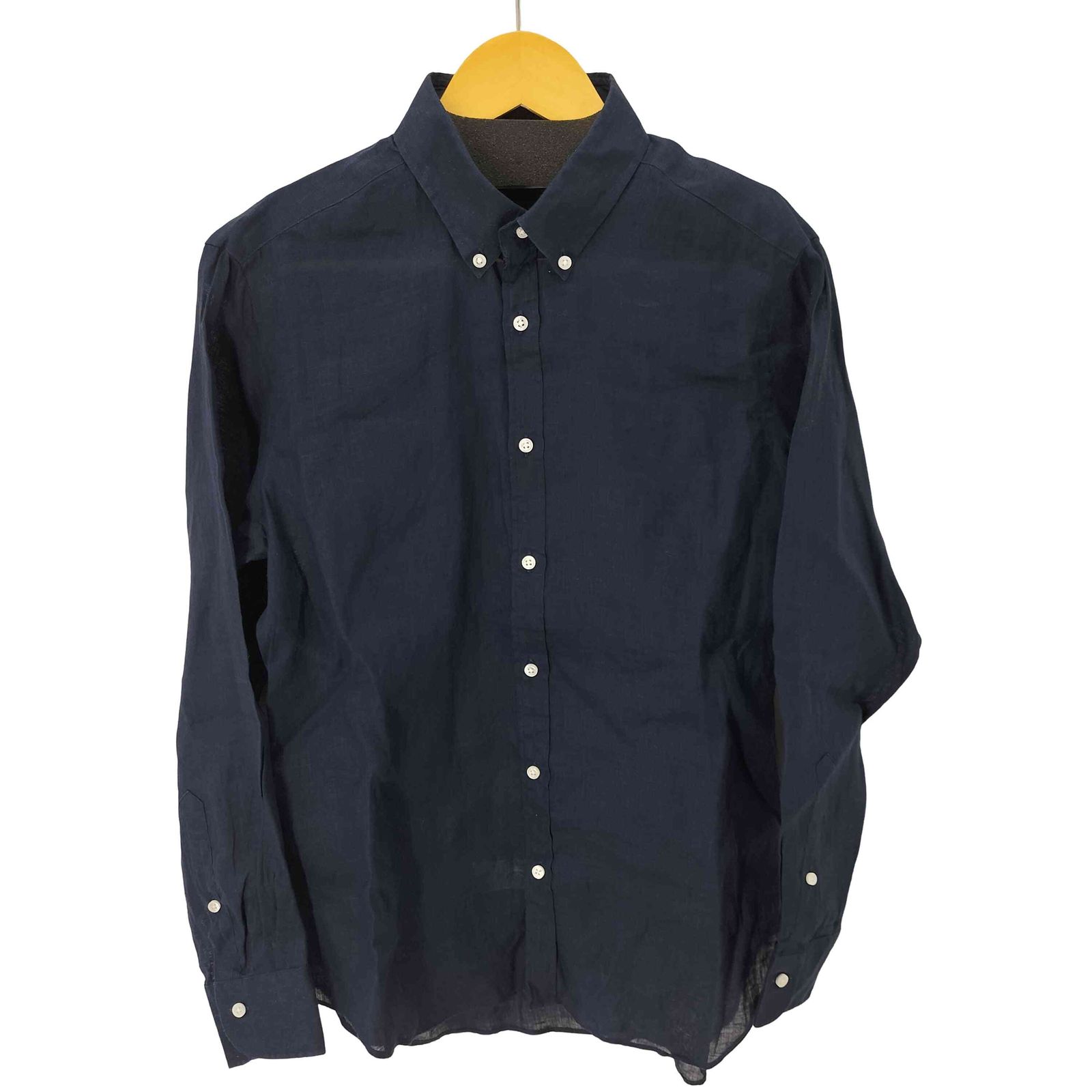 大特価　アルコディオ　新品未使用フレンチリネンシャツ　40サイズ　黒 大特価 アルコディオ 新品未使用フレンチリネンシャツ 40サイズ