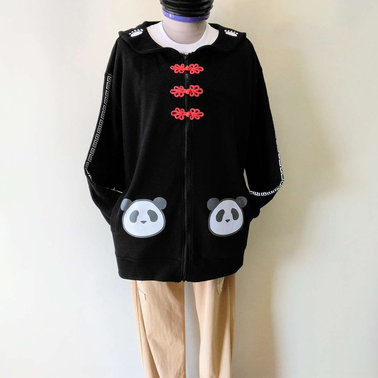 humoresque タックブラウス　長袖シャツ humoresque stand collar shirt ユーモレスク シャツ humoresque