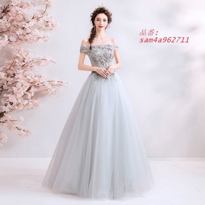 ロングドレス ウェディングドレス ドレス パーティードレス 発表会 大きいサイズ 安い 演奏会用ドレス 二次会 結婚式 ワンピース ドレス am4a962711