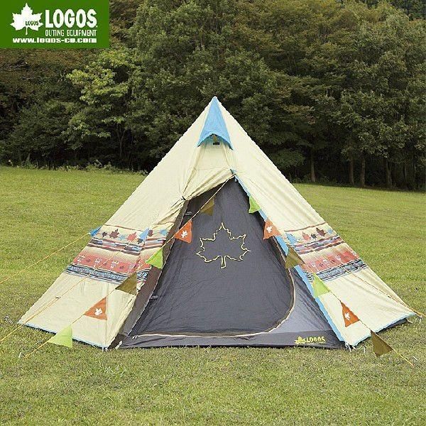 LOGOS ロゴス ナバホTepee300セット | ティピィ 2～3人用 | 71809511 ワンポールテント ティピーテント