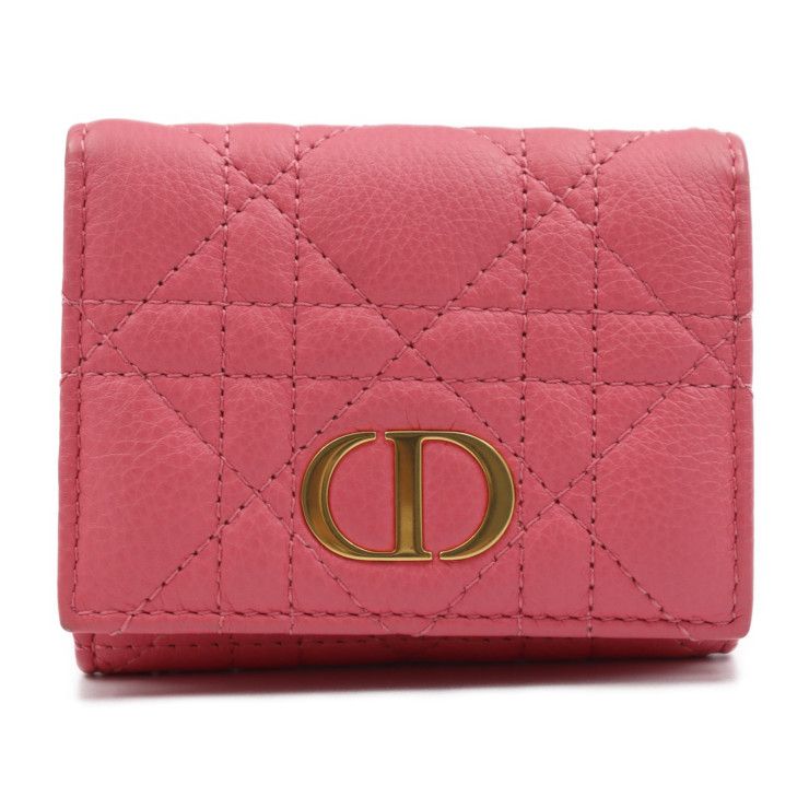 くすみピンクの三つ折財布ですクリスチャンディオール 三つ折財布 
