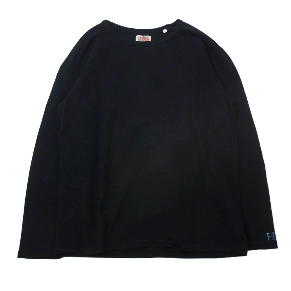 ストレッチフライス ロングスリーブ Tシャツ | HOLLYWOOD RANCH MARKET ハリウッドランチマーケット ストレッチフライス 長袖 H.Ranch Market 東京バラ刺繍Tシャツ