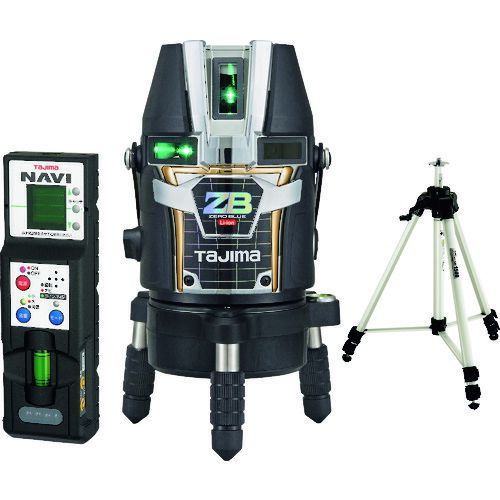 タジマ　レーザー墨出器　ＮＡＶＩ　ＺＥＲＯ　ＢＬＵＥ　リチウムーＫＪＹ　三脚セット