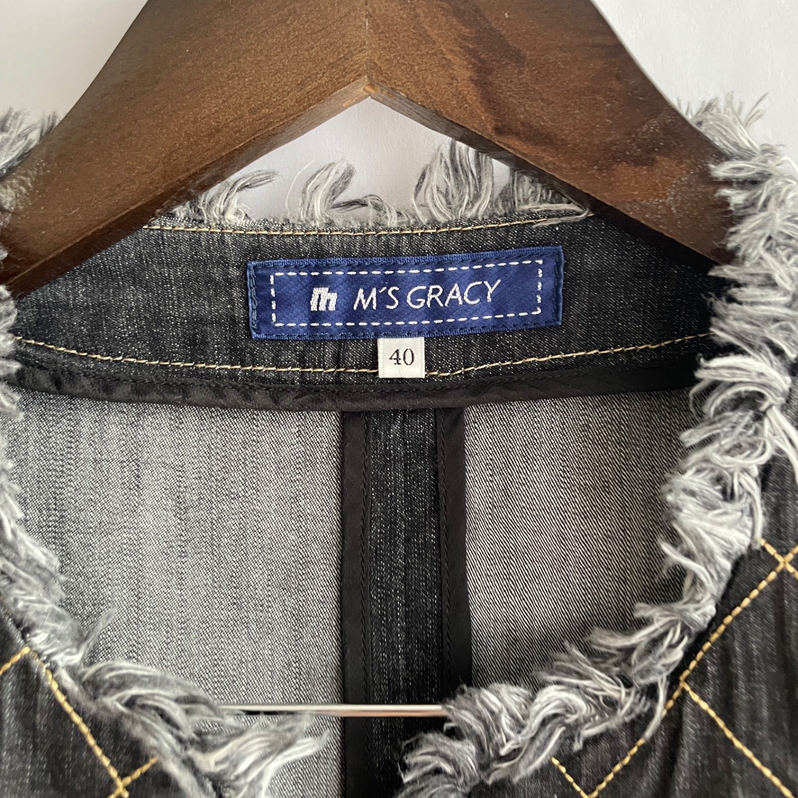エムズグレイシーデニムジャケット M'S GRACY - エムズグレイシー レディース デニムジャケット