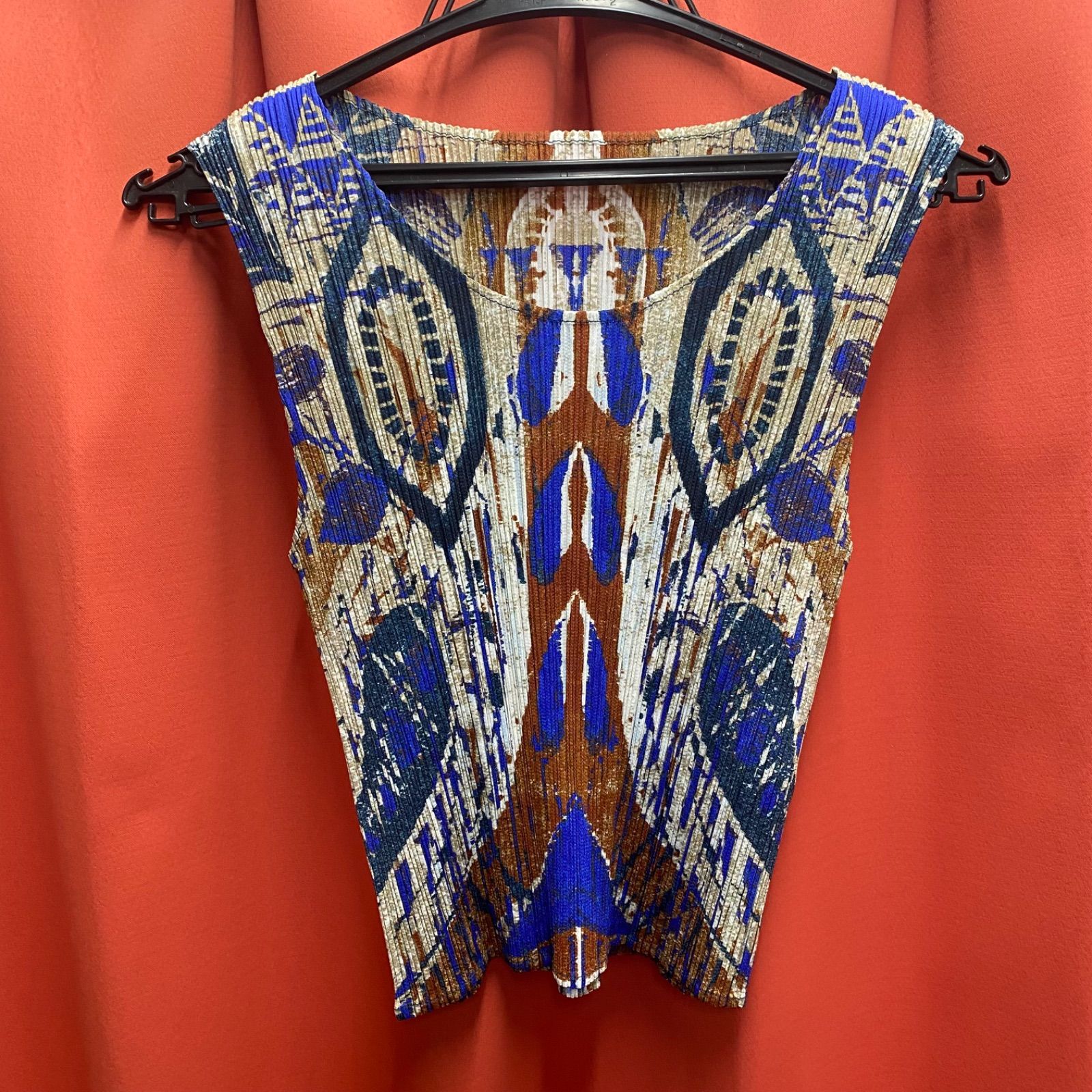 PLEATS PLEASE タンクトップ PLEATS PLEASE プリーツタンクトップ