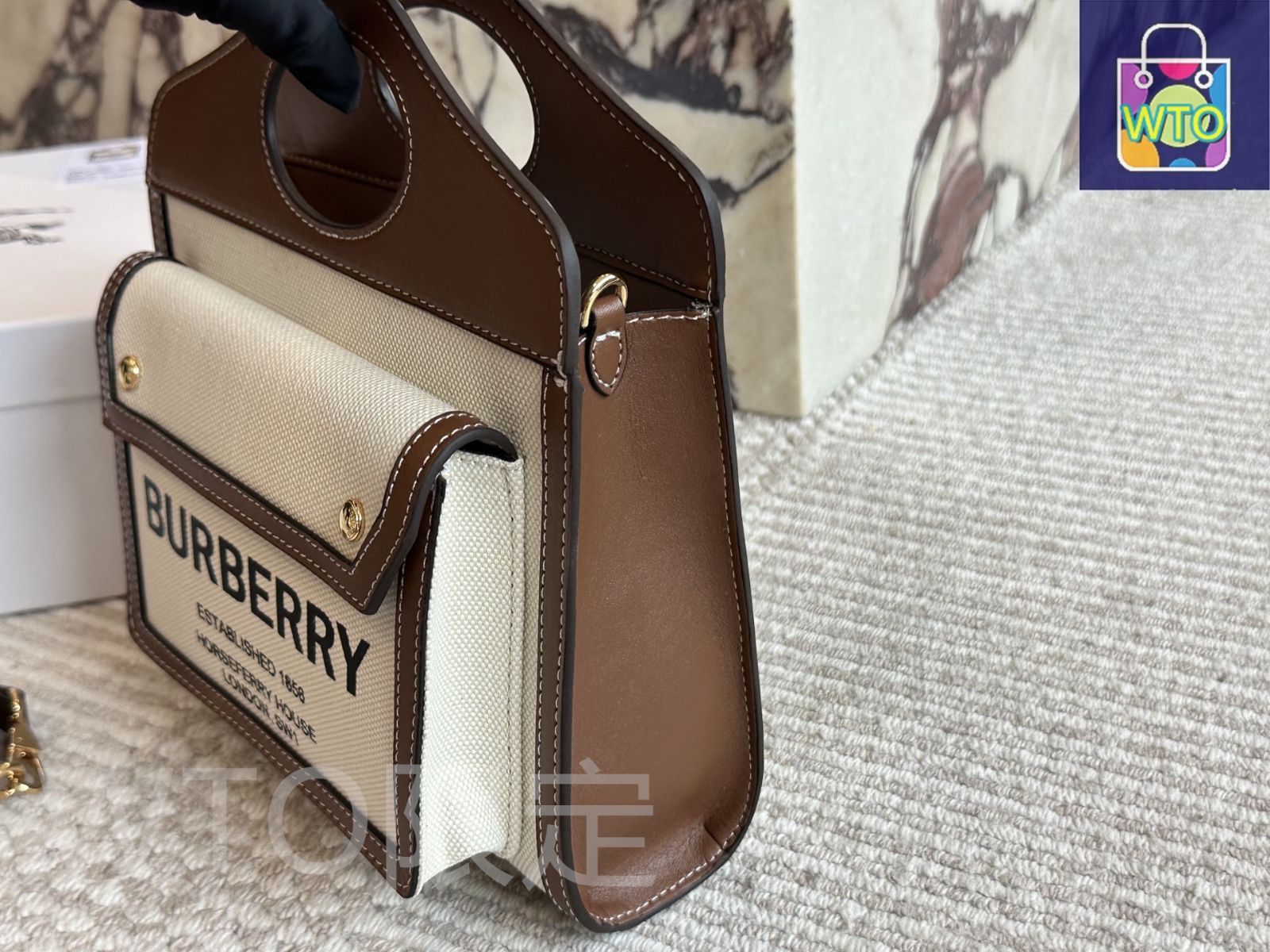 バーバリー　10Ysize  【美品】 BURBERRY バーバリー ヘイマーケットチェック 斜め掛けフラップ