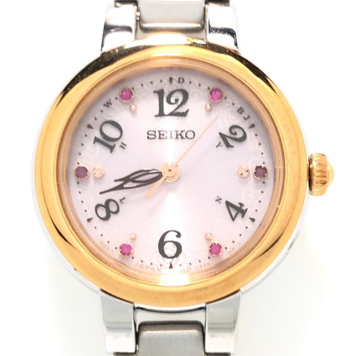 SEIKO TISSEティセ ピンクゴールド ソーラー電波時計 - 腕時計(デジタル)