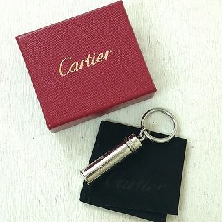 Cartier カルティエ ピルケース シリンダー キーリング キーホルダー
