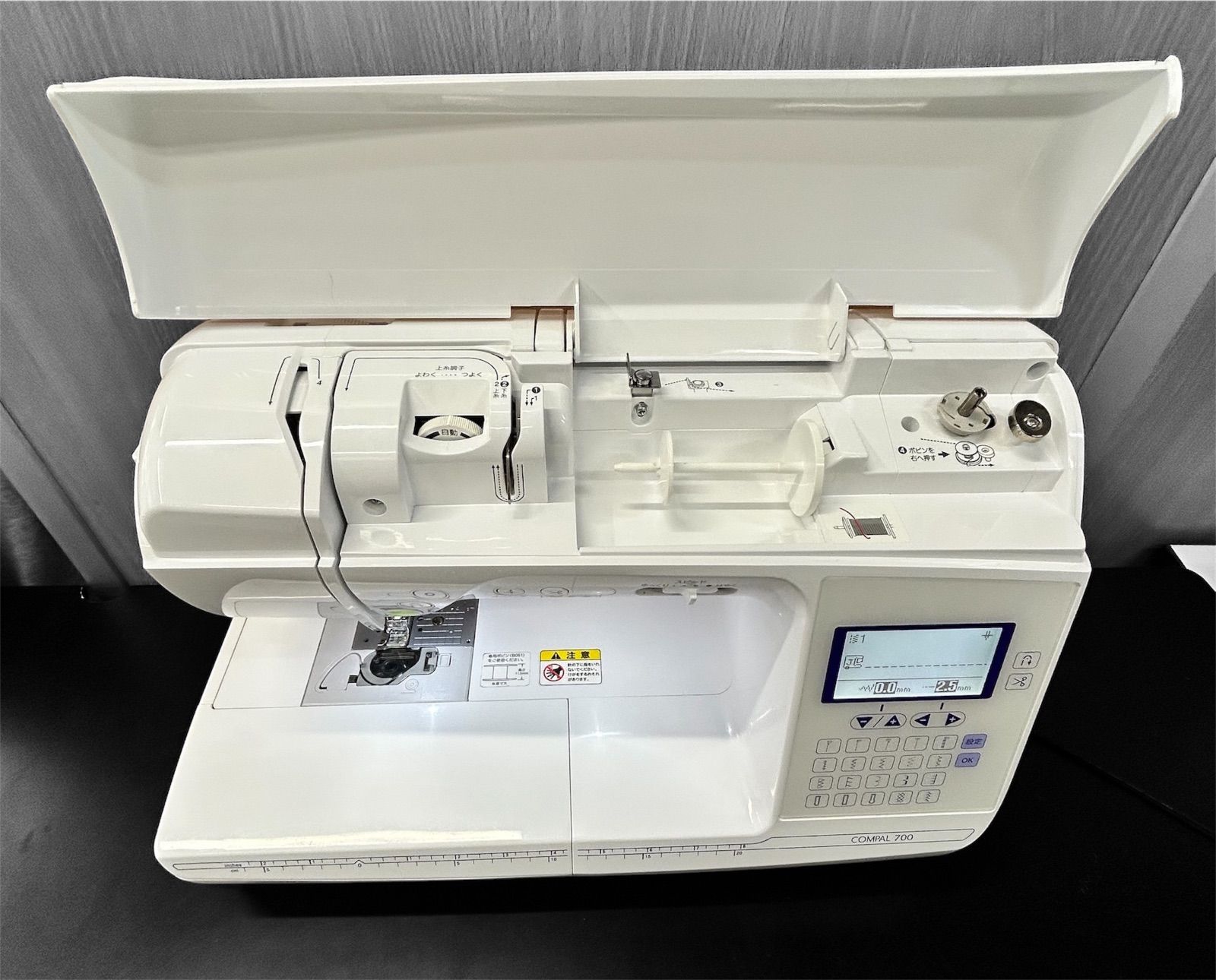 ブラザーミシン コンパル700 中古美品！ - メルカリ