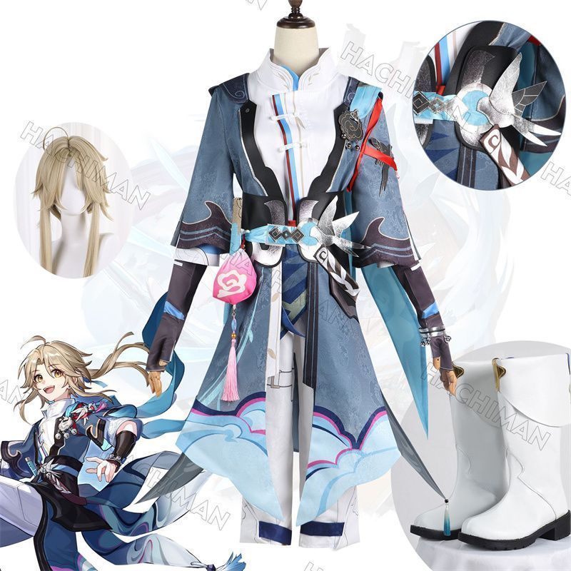 彦卿スターレイルHonkai Star Railコスプレ衣装 ウイッグ付き 大人用 制服 cosplay コスチューム 仮装 変装 コスチューム コスプレ服 仮装 演出服 コス アニメグッズ ハロウイン
