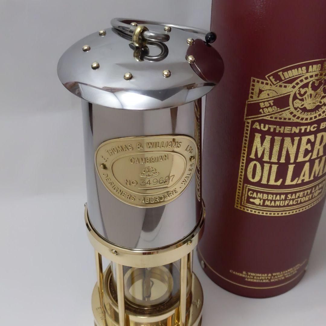 E. Thomas & Williams イギリス製 オイルランタン ランプ 銀
