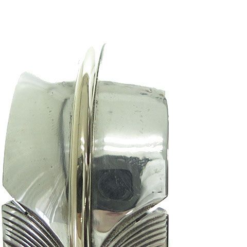 ナバホ族 NAVAJO CHRIS CHARLEY 12k GF Sterling Feather Cuff クリス