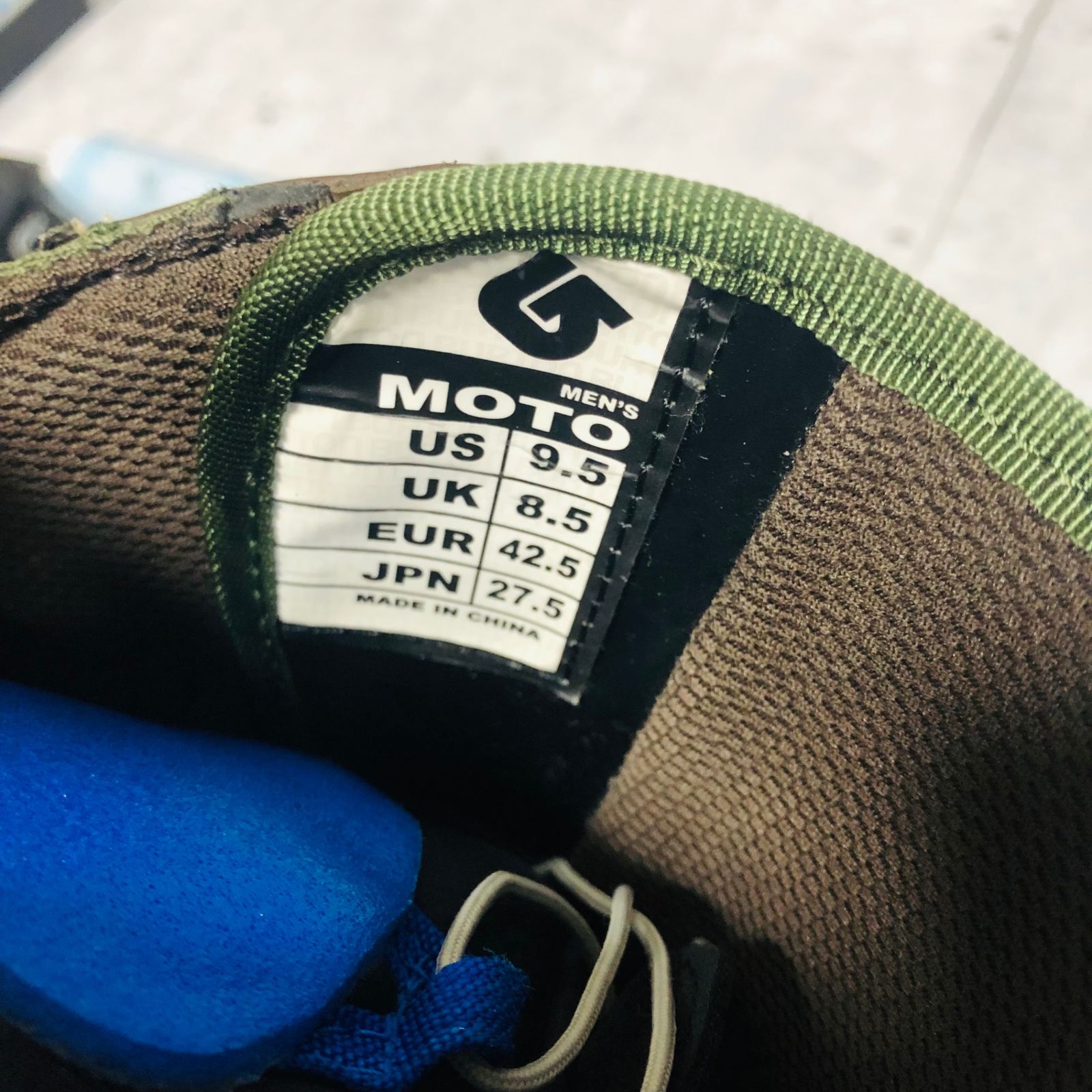 Burton バートン MOTO モト メンズ 27.5cm ブラウン×カーキ