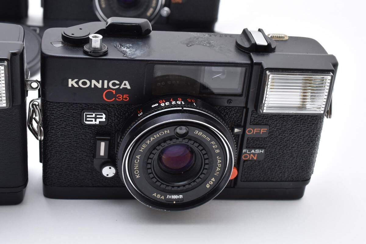 ☆訳あり大特価☆ コニカ KONICA C35 AF2 ×2個 /EF×3個 /EF3 ☆6
