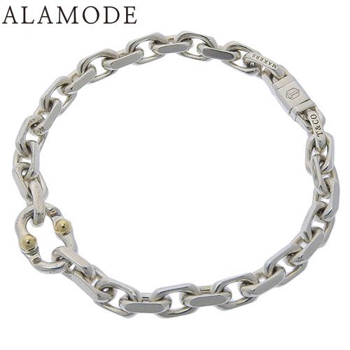 TIFFANY-Co. ティファニー ティファニー1837 メイカーズ ナロー チェーン ブレスレット 63526711 K18 イエローゴールド YG シルバー925 Sv シルバー銀 ゴールド金 レディース 40802133321 アラモード