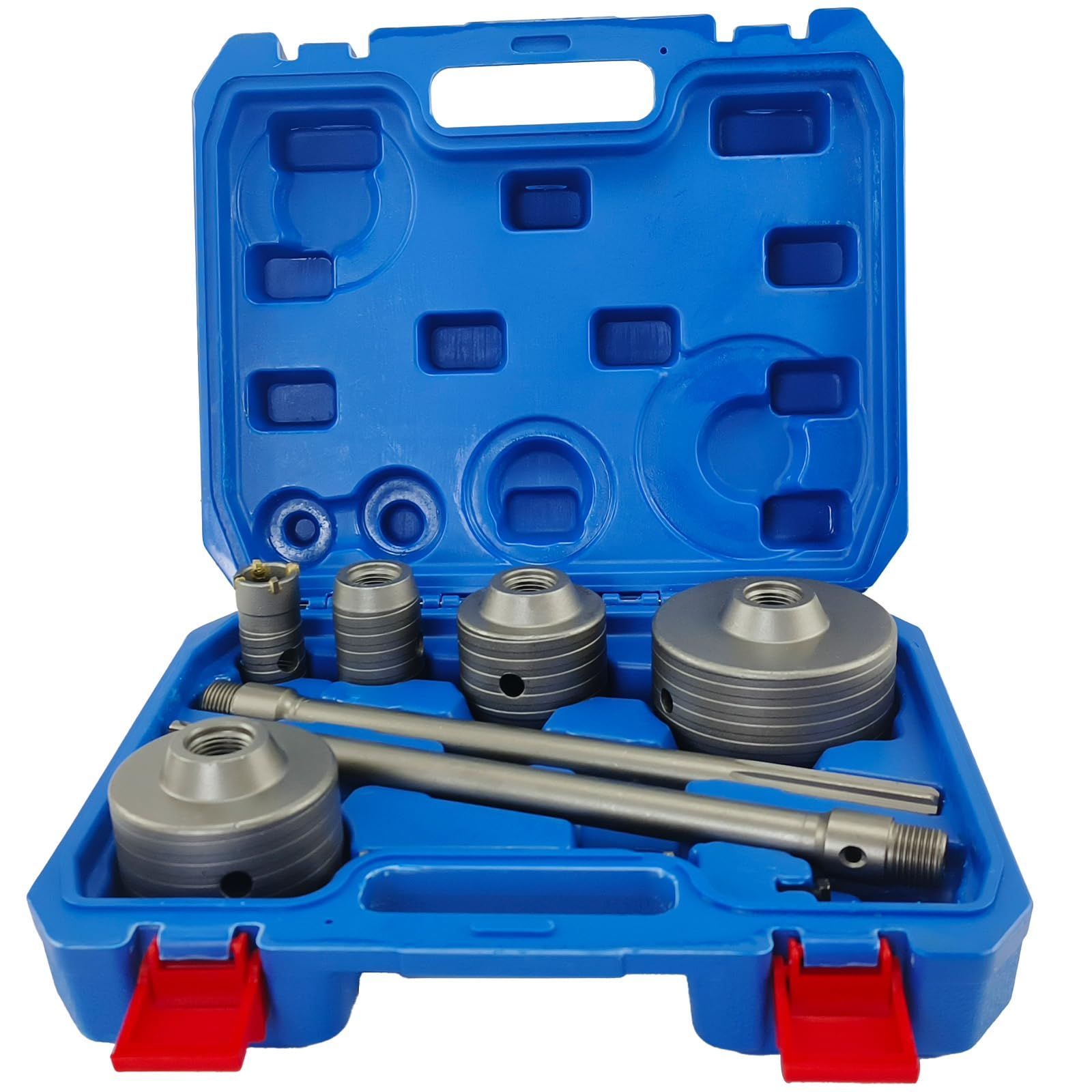 7Akiranoai 9本セット コンクリートホールソー タングステン鋼製 SDSプラスシャンク レンガ コンクリート セメント 石材 複合レンガ壁用穴開けドリルビット