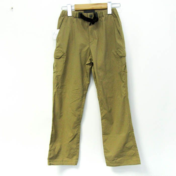 モンベル ストレッチカーゴパンツ No1105390 アウトドア ボトムス キッズ 男の子用 140サイズ ベージュ mont-bell 【中古】