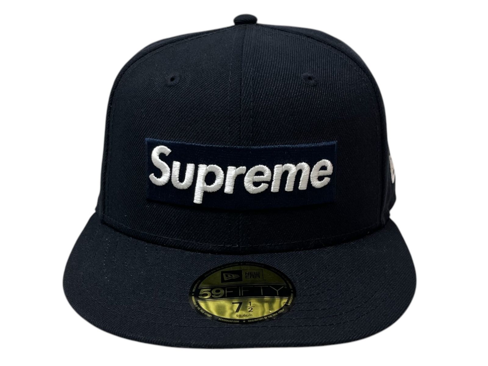 Supreme (シュプリーム) ×NEWERA 2024SS MLB Teams Logo Cap Yankees ニューエラ ヤンキース ベースキャップ 7 1/2 ネイビー メンズ/027